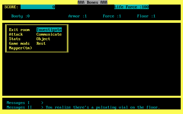 Bones MS-DOS Analysis